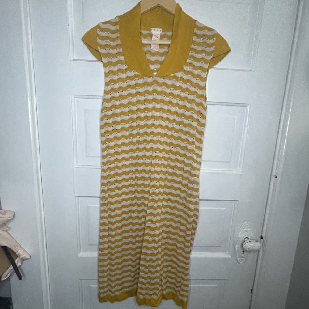 Tulle Striped Pullover Dress